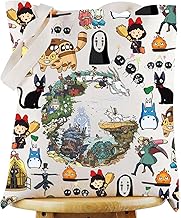 KEYCHIN No Face &amp; Chihiro Tote Bag Japanese Anime Lovers Gift Animated Movie Themed Shoulder Bag